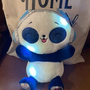 FAO Schwarz Glow Brights Plush with Lights and Sounds 13" DJ Panda